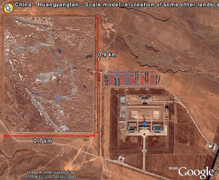 Illustration for article titled Why Is China Building These Gigantic Structures In the Middle of Nowhere?
